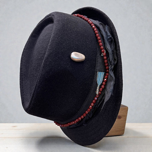 Bohemian Wool Fedora Hat – Short Brim Collection