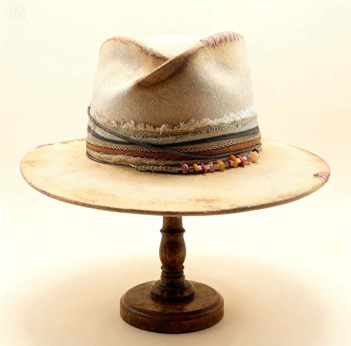 The Anisoptera — Hand-Burned Fedora Hat