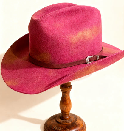 Shine baby in Fuchsia– Western Cowboy Hat