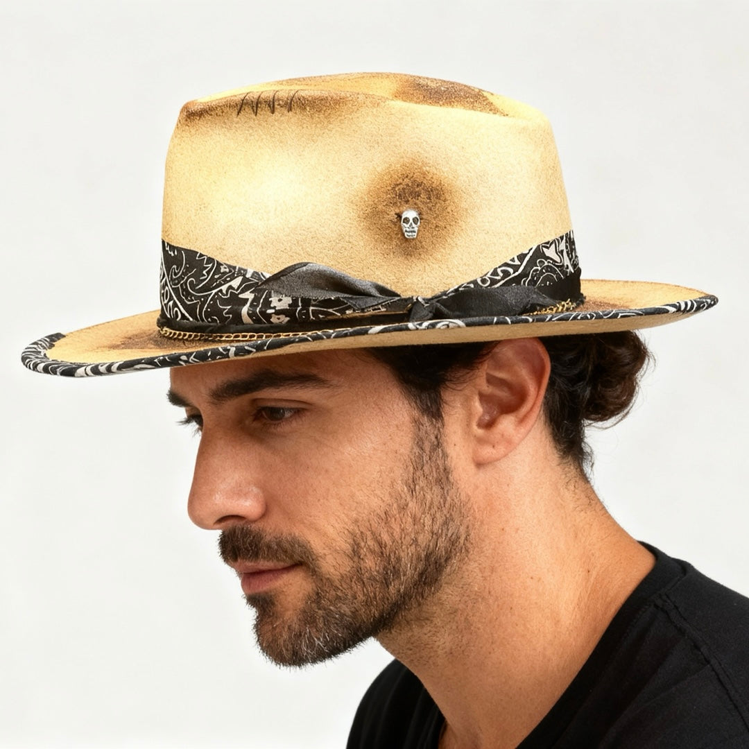 Rustic Desert Hat Desert Soul – Vintage Style with Distressed Effect | Pokijomba Hats