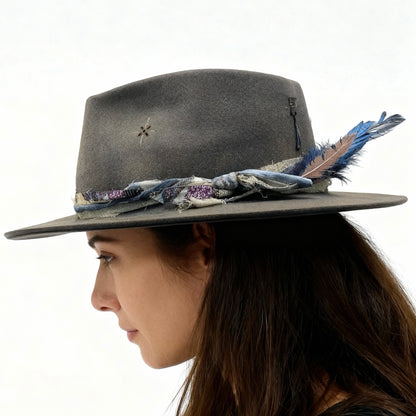 The Ofiuco – Mystical Vibes Vintage Felt Fedora Hat | Boho Fedora