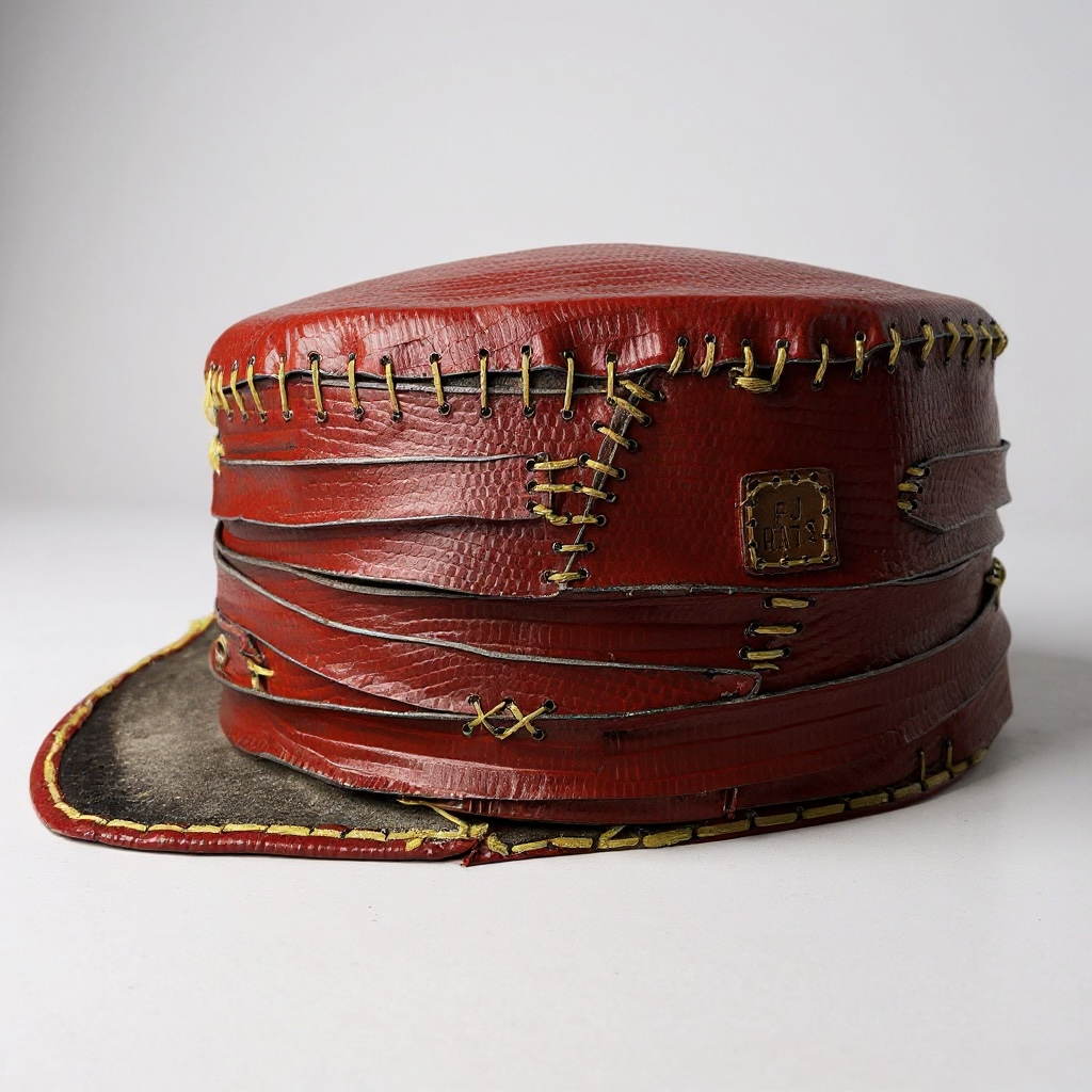 In Stock – Rouge Artisan Vintage Style 100% Leather Cap