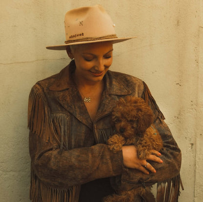 Sunshine Goldie Palm Hat – Wool Felt Hat