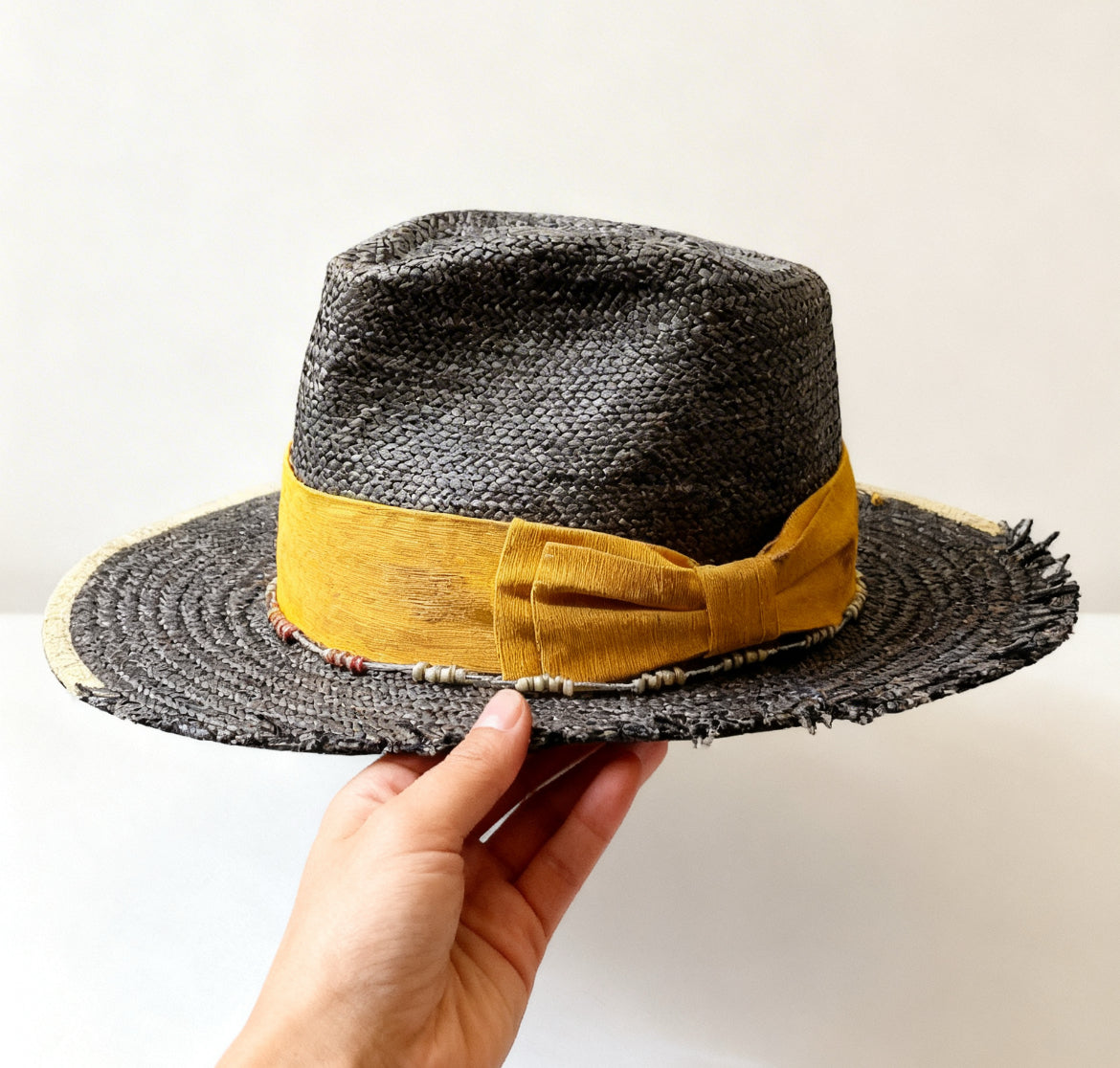 California – Chasing Dreams – Black Straw Vegan Fedora Hat