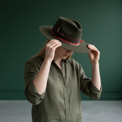 “Sun is shining” Wool Felt Hat