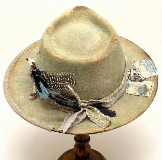 Iskaba – Boho Fedora Hat Handcrafted in Wool Felt