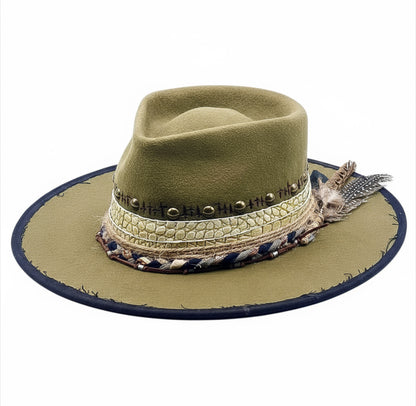 The Guatapé – Wool Felt Fedora Hat | Bohemian Spirit & Artistic Style