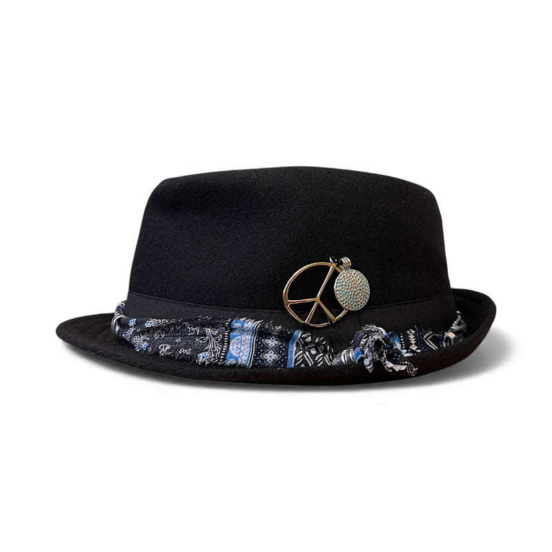 POKIS – Bohemian Fedora Hat – Short Brim