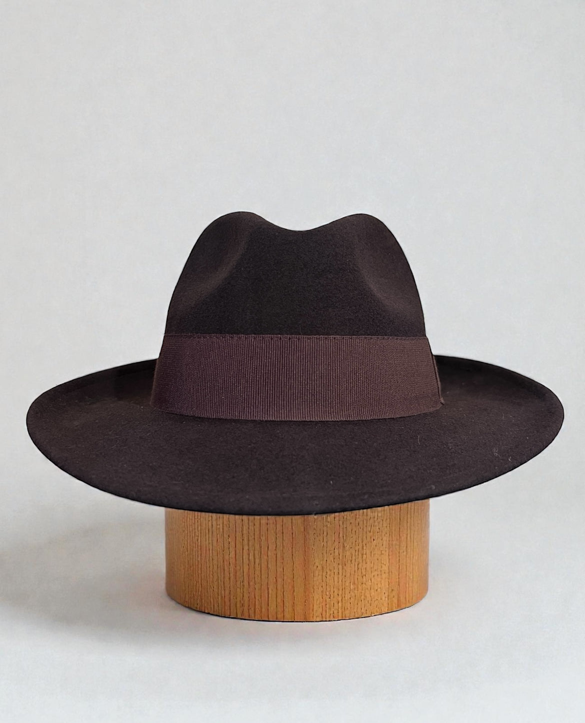 Classic Teardrop Fedora Hat – Foldable, Waterproof & Flexible Indiana Jones Wool Felt Hat in Brown