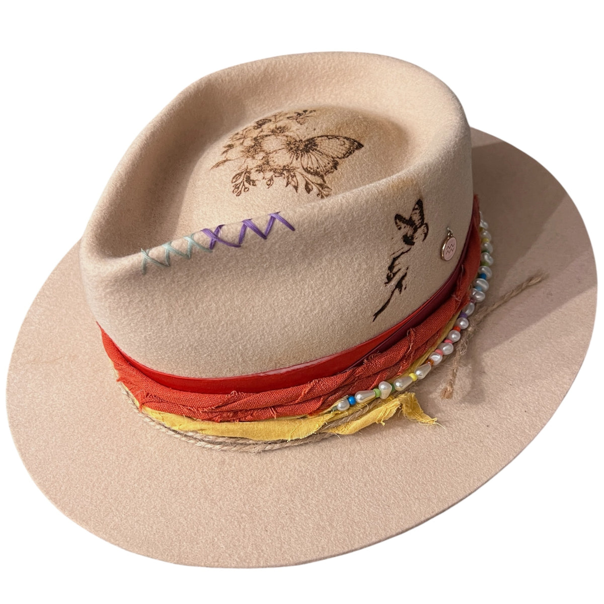 In Stock – Constellation – Boho Fedora Hat