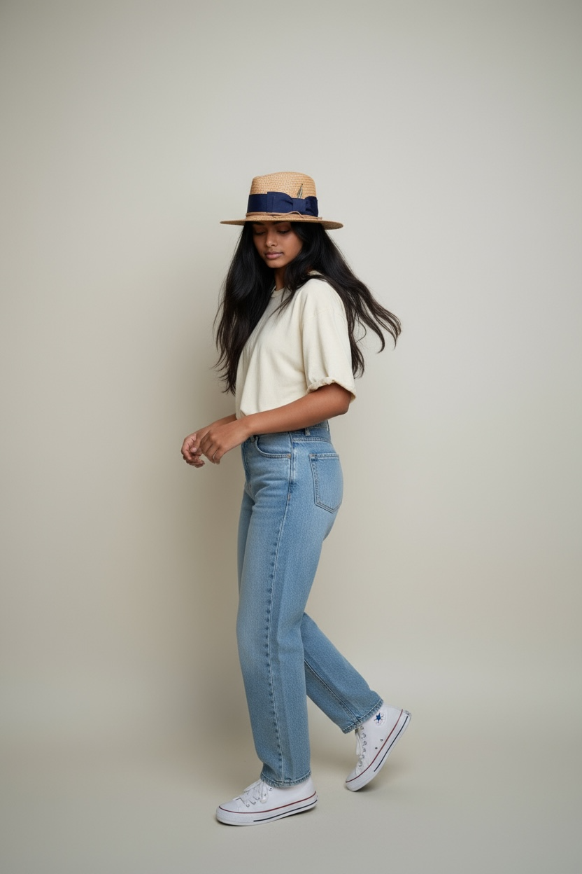 In Stock – Classic Straw Fedora Hat