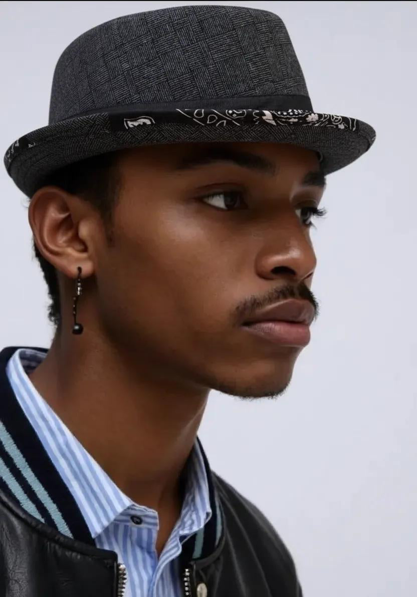 Wool Porkpie Hat with Alternative Style – Short Brim Collection