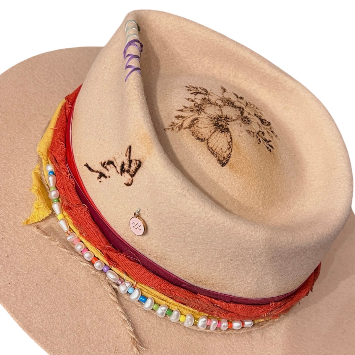 In Stock – Constellation – Boho Fedora Hat