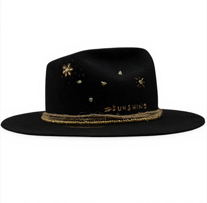Sunshine Goldie Palm Hat – Wool Felt Hat