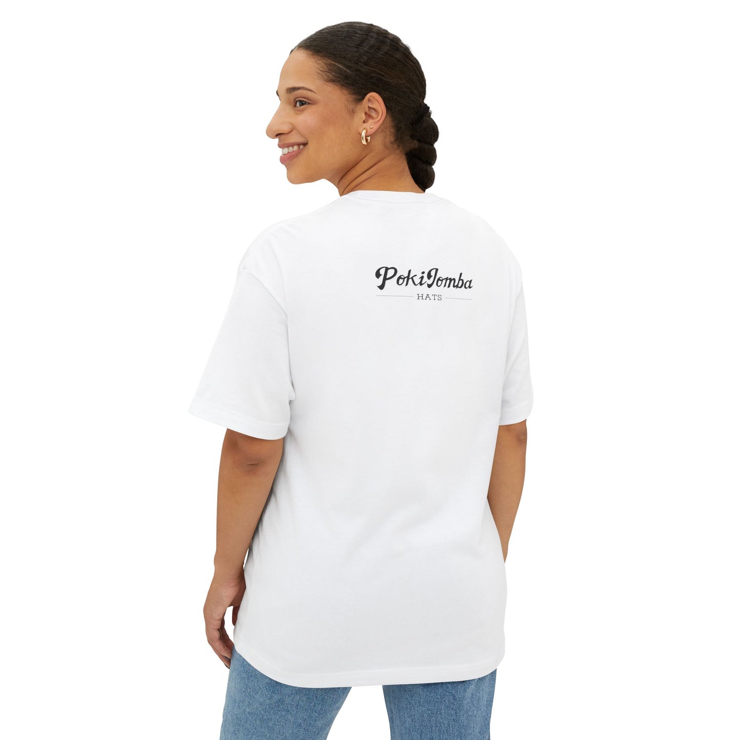 Hat Lover Club Tee — Graphic Oversized Boxy T‑Shirt