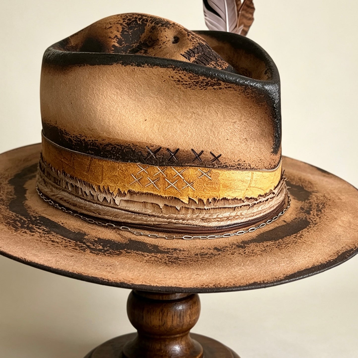 The Mateo – Vintage Skull Fedora Hat