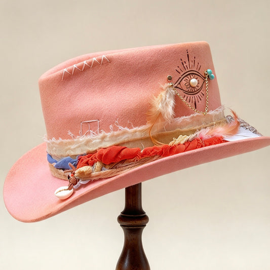 Alive – Pink Bohemian Hat
