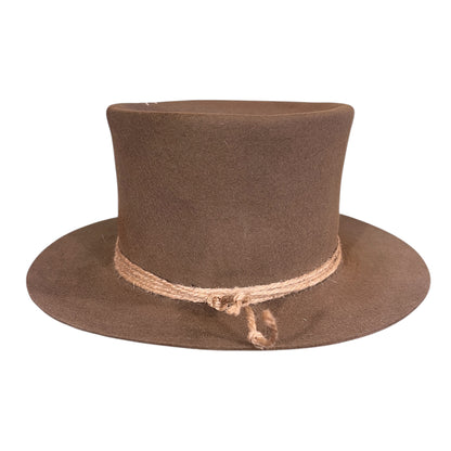 Tulum – Wool Felt Top Hat in Mocca