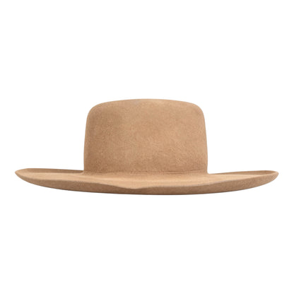 The Gambler Hat Camel — 100% Wool Felt