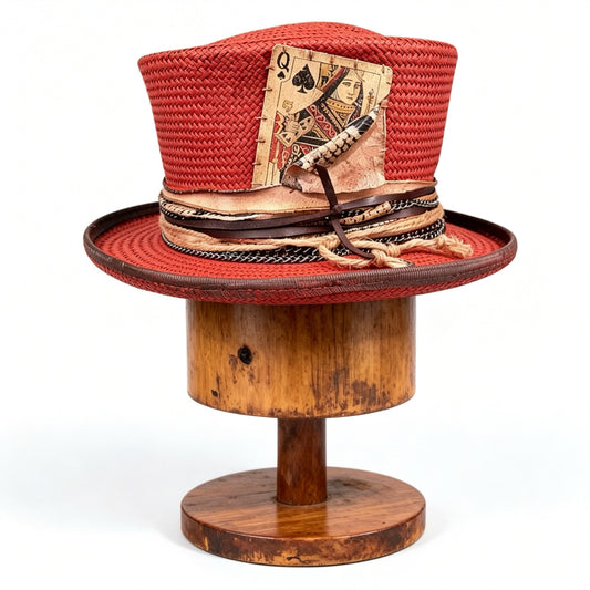 Red Straw Top Hat – Summer Rare Top Hat
