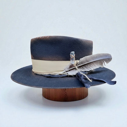 The Arizona Beige – Ethnic Bohemian Style Felt Fedora Hat