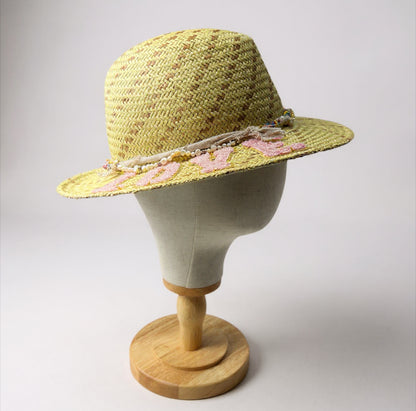 In Stock – Love Hat – Lightweight Breathable Summer Straw Hat