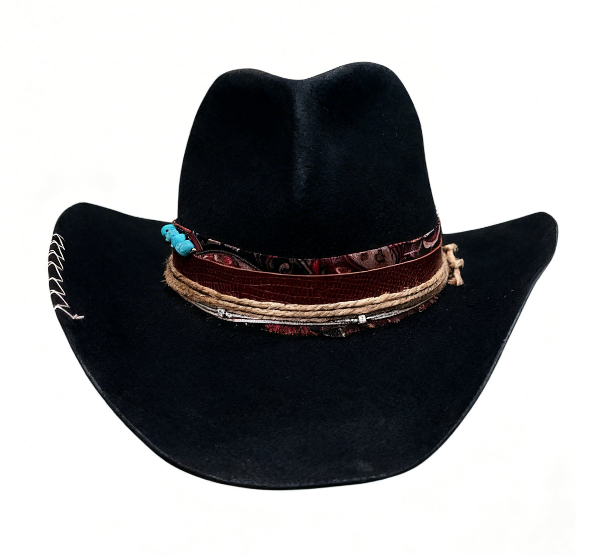 The Apache Western Hat– Bohemian High Crown Wool Felt Hat