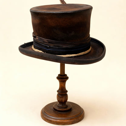 Edgy Distressed Top Hat – Billy the Kid Inspired