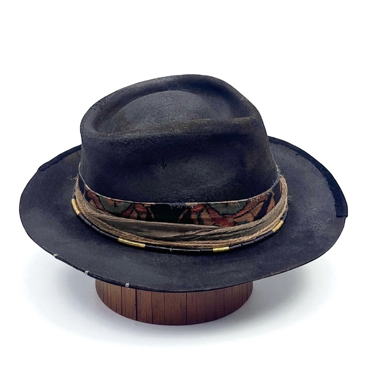 The Vintage No. II – Leather Effect  Retro Edgy Hat