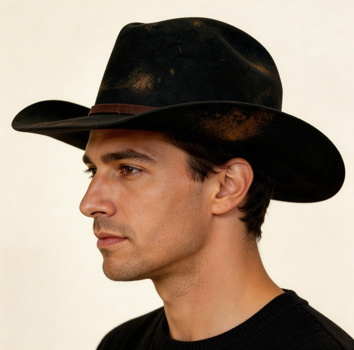 Shine baby in Black – Western Cowboy Hat