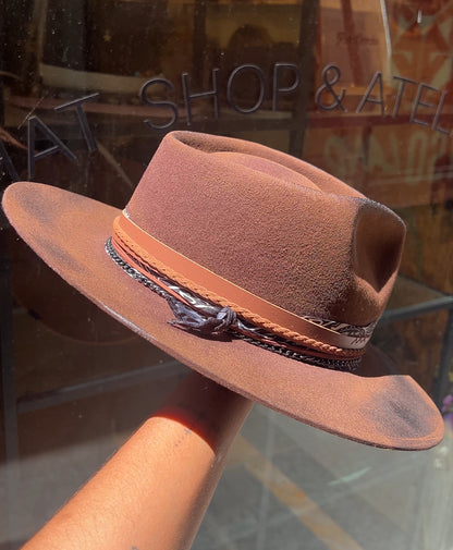 The Route 66 — Handmade Wool Felt Hat