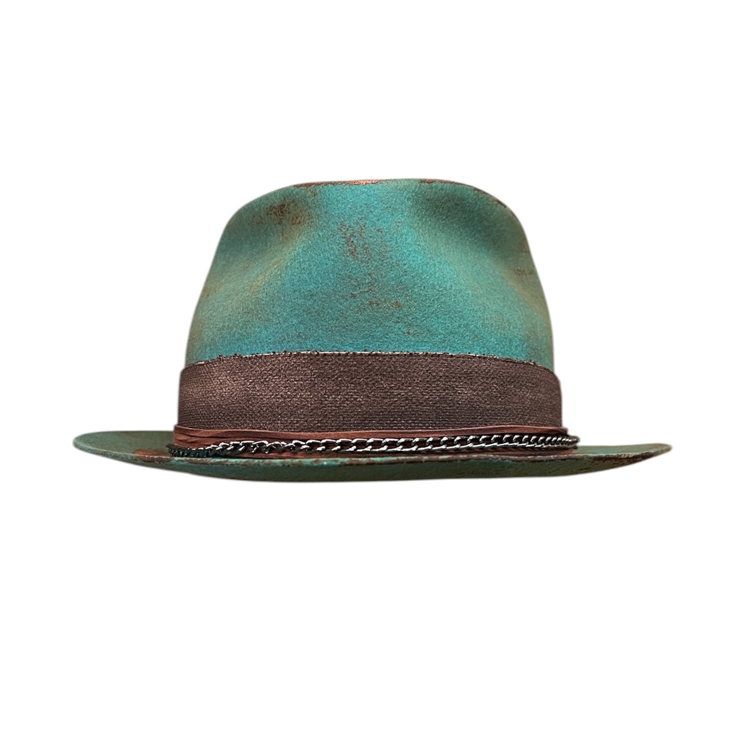 Sierra Azul – Short Brim Wool Felt Fedora Hat –… – wool felt fedora hat, detail view 6 | Pokijomba Hats