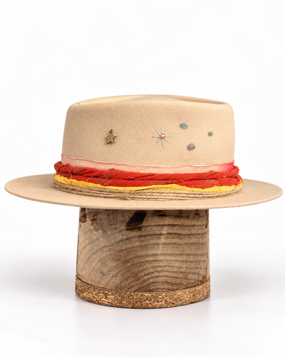 In Stock – Constellation – Boho Fedora Hat
