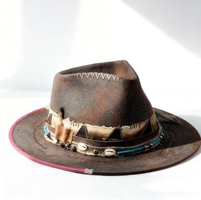 Mystic Mexican Soul – Wool Felt Hat – Handmade Vintage Bohemian Hat