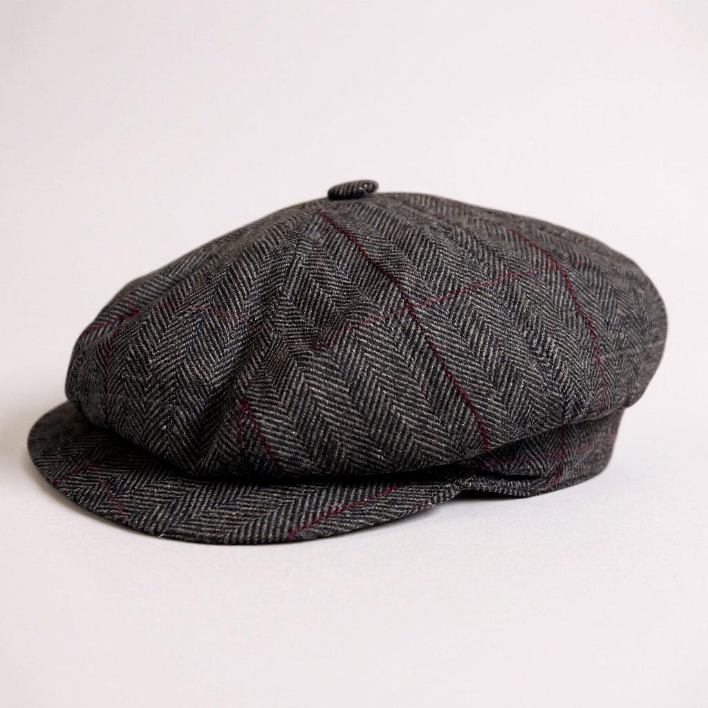 Newsboy Wool Winter Cap – Peaky Blinders  Birmingham Gangster Scottish Style – Baker Hat – Vintage Men’s Headwear