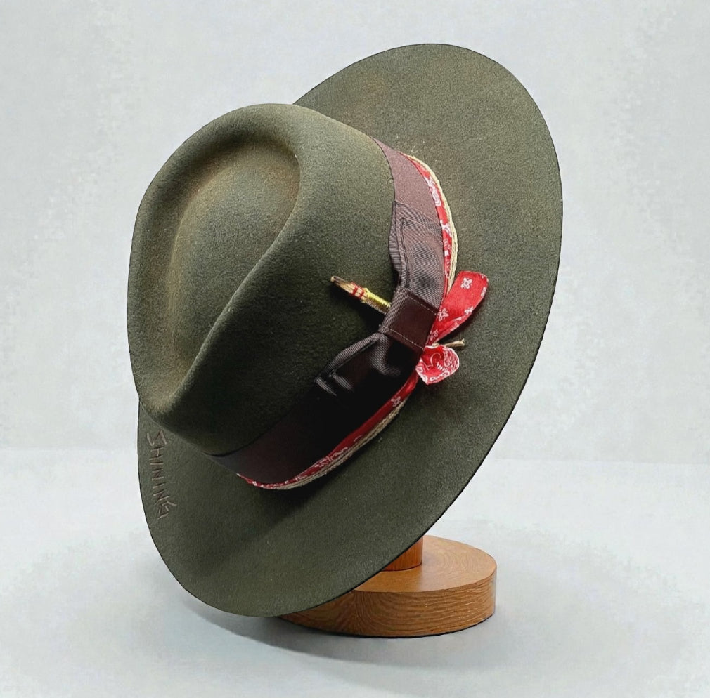 “Sun is shining” Wool Felt Hat
