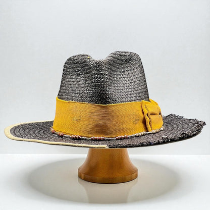 California – Chasing Dreams – Black Straw Vegan Fedora Hat
