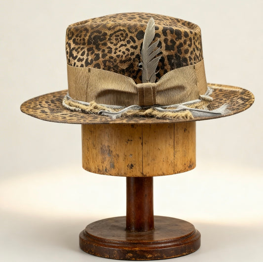 Fearless – Animal Print Wool Felt Hat