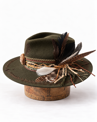 The Wild Fern – Mystical Fedora Hat