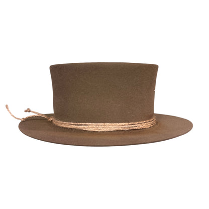 Tulum – Wool Felt Top Hat in Mocca
