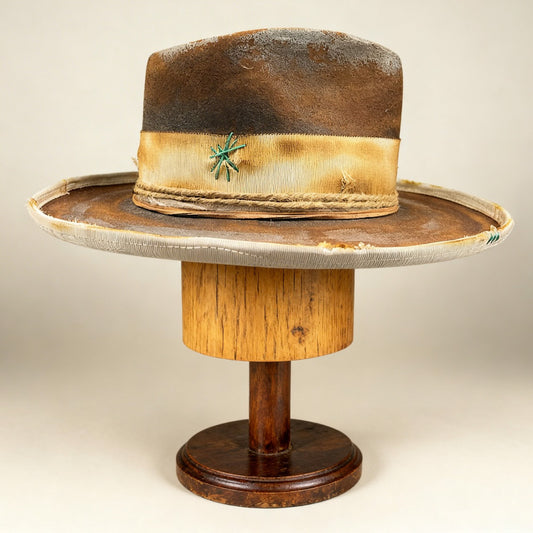 Everything It’s Too Good – Vintage Distressed Style Felt Hat | Unique Statement Hat for Bold Souls