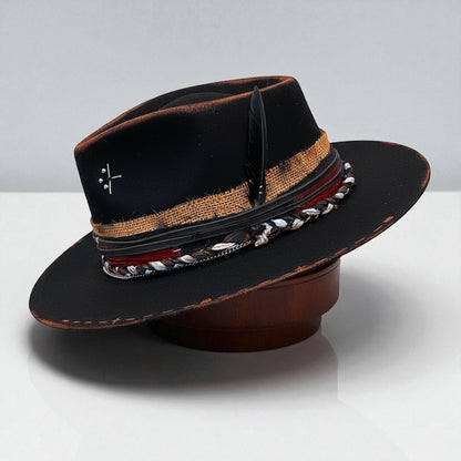 TriBeCa – Wool Felt Black Fedora