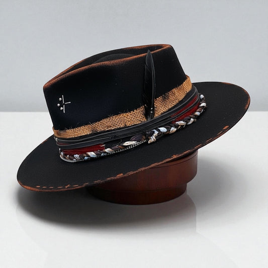 TriBeCa – Wool Felt Black Fedora