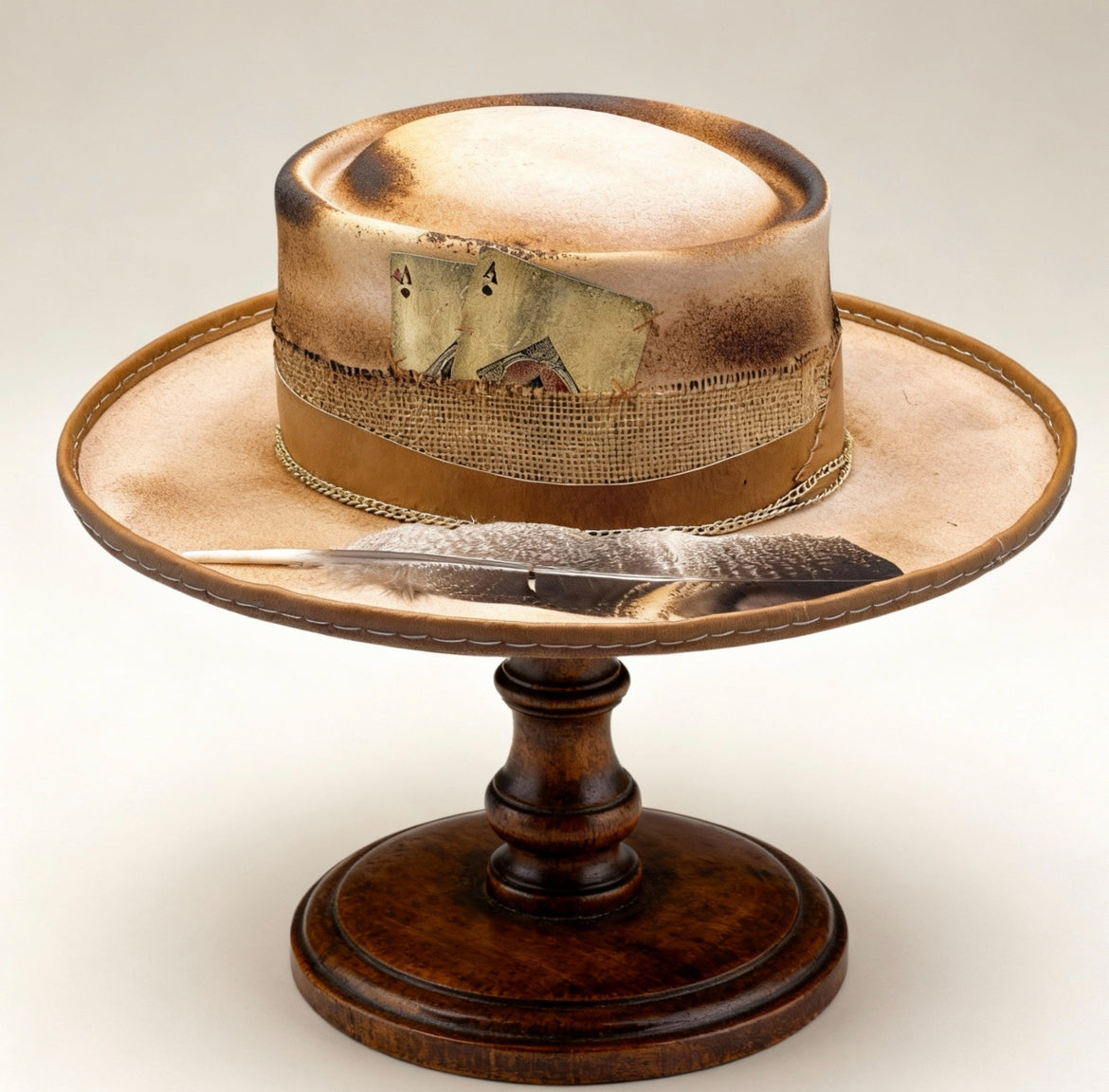 The Alejandro – Rare Vintage Wool Felt Round-Crown Hat