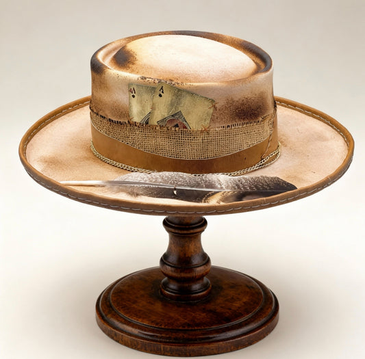 The Alejandro – Rare Vintage Wool Felt Round-Crown Hat