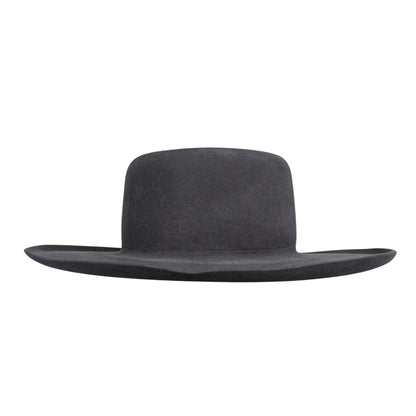The Gambler Hat Dark Grey — 100% Wool Felt
