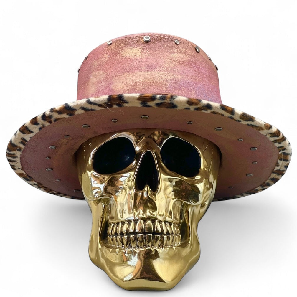 The Bohemian Pink Skull Hat
