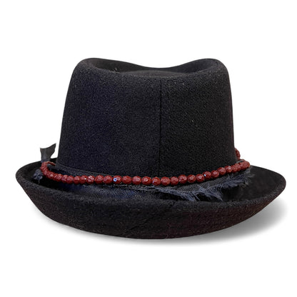 Bohemian Wool Fedora Hat – Short Brim Collection