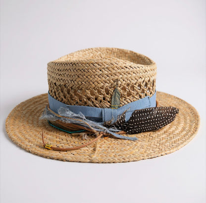 In Stock – Free Sky – Lightweight Breathable Straw Fedora Hat