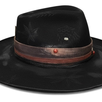 “Flowers of Ophelia” – Boho Wool Felt Hat